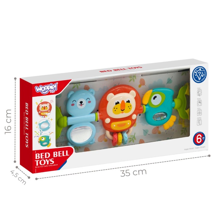 WOOPIE Sensory Pendant for Stroller Crib Playing 6m+