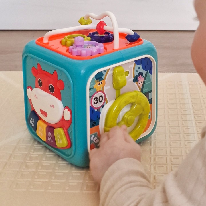 WOOPIE BABY 6-in-1 Montessori Interactive Sensory Cube