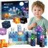 WOOPIE Magnetic Building Blocks Pixel Castle 64 pcs.