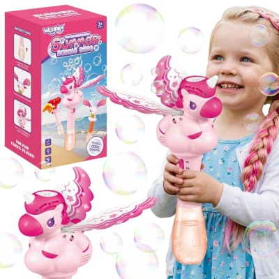 WOOPIE Unicorn Bubble Machine - Magic Wand for Kids