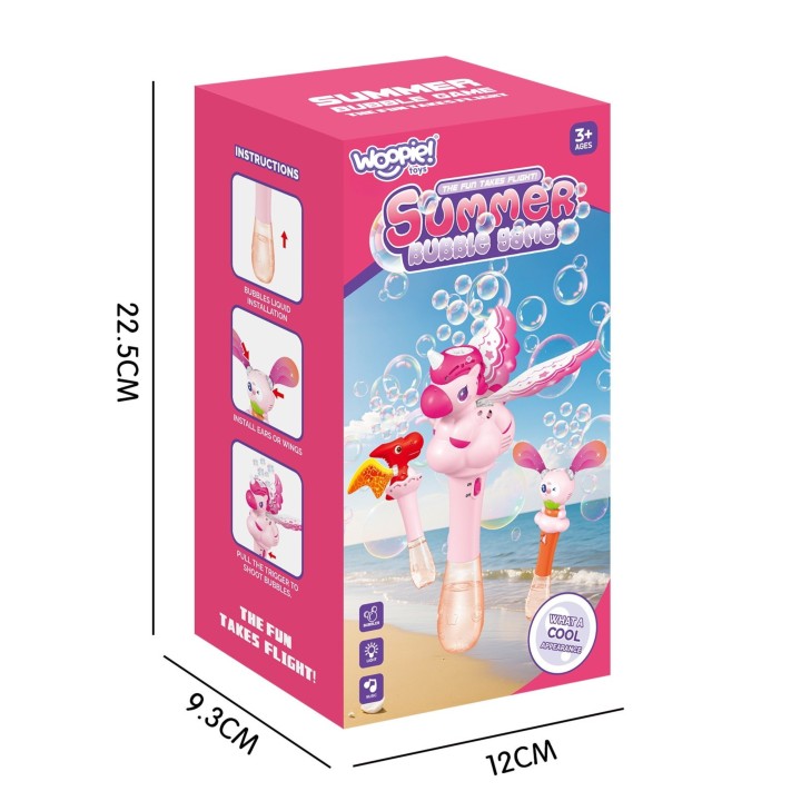 WOOPIE Unicorn Bubble Machine - Magic Wand for Kids