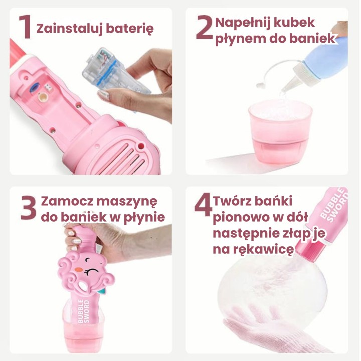 WOOPIE Unicorn Smoke Bubble Machine - Magical Fun