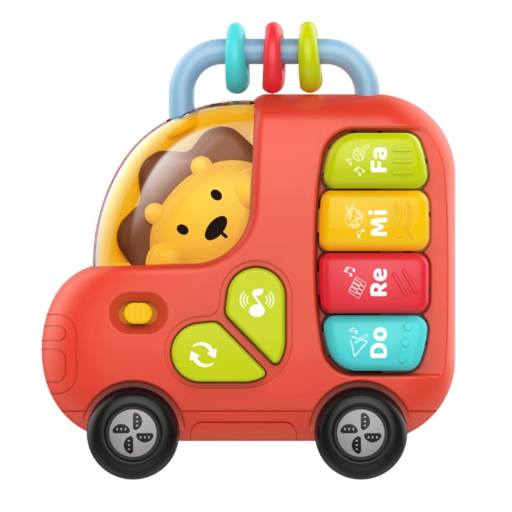 WOOPIE Interactive Piano Bus Lion Musical Toy 18m+