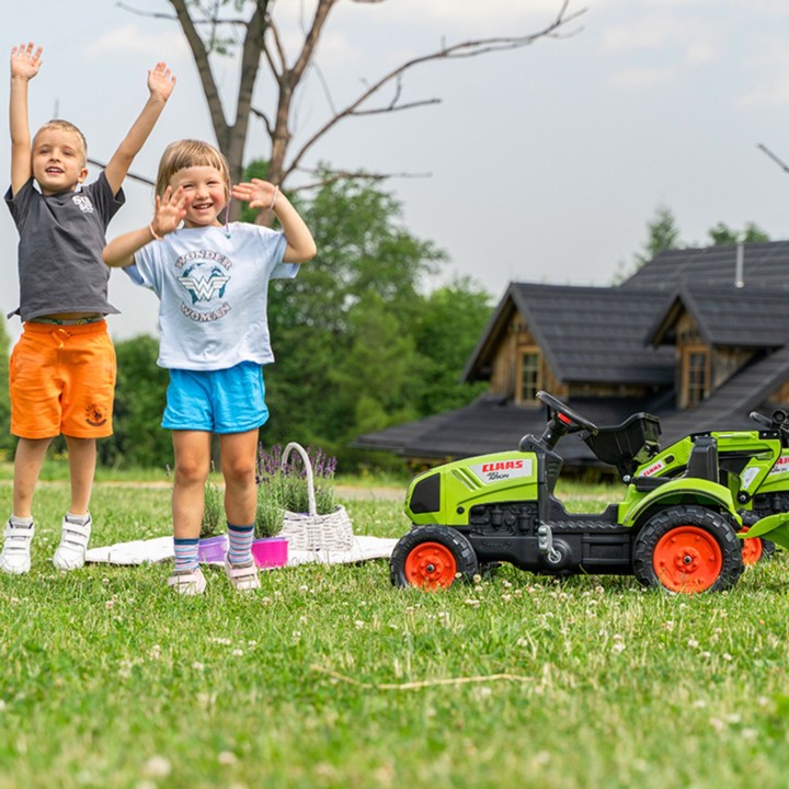 FALK Traktor na Pedały z Ładowarką Claas Arion - Zabawka Ogrodowa