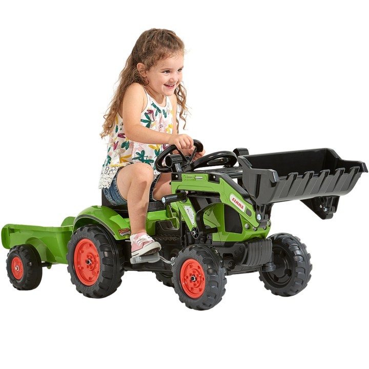 FALK Traktor na Pedały z Ładowarką Claas Arion - Zabawka Ogrodowa