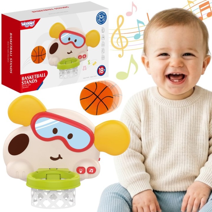 Woopie Interactive Dog Basketball Hoop for Kids