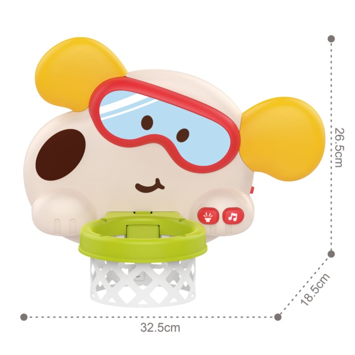 Woopie Interactive Dog Basketball Hoop for Kids