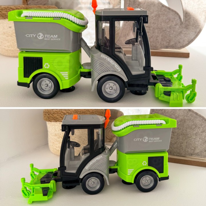 Woopie City Sweeper - Drive, Lights, Sounds, 1:16 Scale
