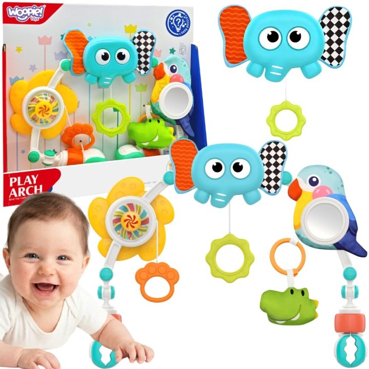 Toy arch for crib and stroller WOOPIE - Sensory toy