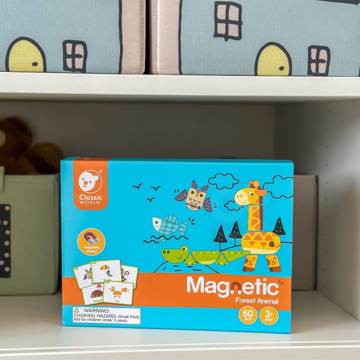 Animal Magnetic Puzzle 60 Pieces - CLASSIC WORLD
