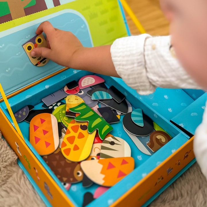 Animal Magnetic Puzzle 60 Pieces - CLASSIC WORLD