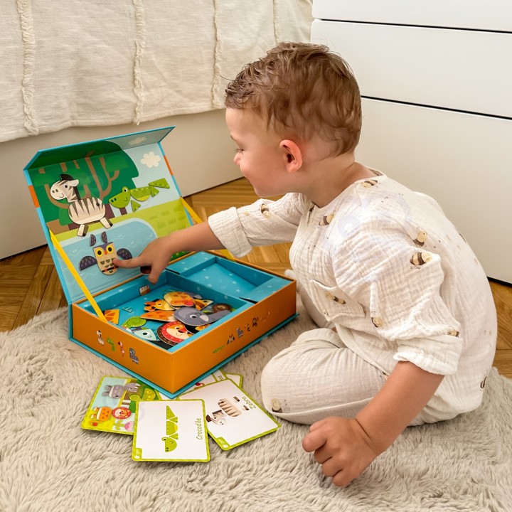 Animal Magnetic Puzzle 60 Pieces - CLASSIC WORLD