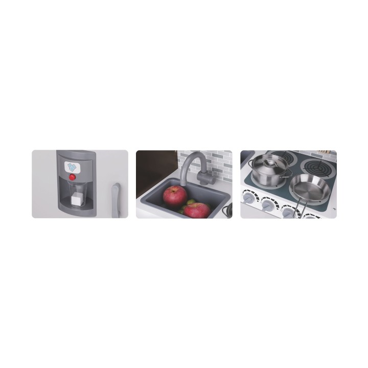 Kuchnia Drewniana Nowoczesna Akcesoria Tooky Toy - Zabawa w Dom