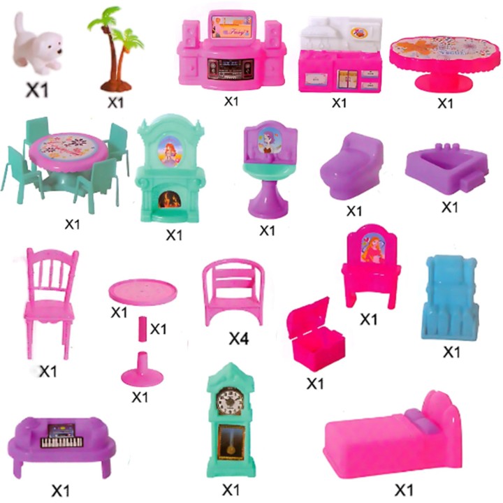 Domek dla Lalek Villa Sogno 120 el. Woopie - Zestaw DIY