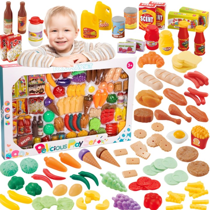 WOOPIE Vegetables and Fruits Kitchen Set 120 pcs - Perfect for you!