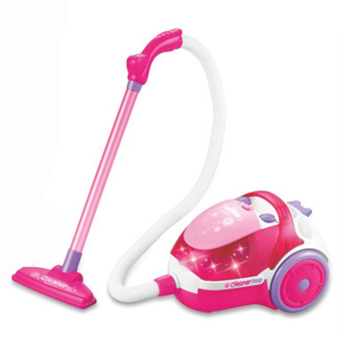 WOOPIE Pink Vacuum Cleaner for Kids with Suction Function