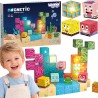 Woopie Magnetic Cubes 63 el Montessori Ocean Puzzle Game 3D