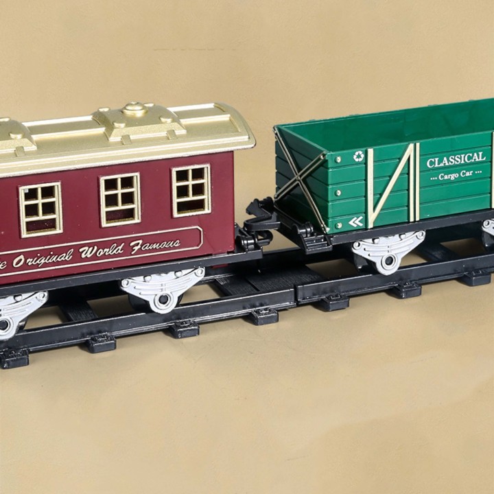 WOOPIE Classic Steam Train Locomotive Track XXL - Toy for Children