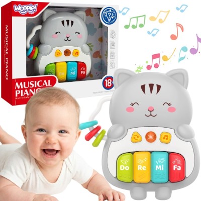 WOOPIE Interactive Piano Kitten Musical Organ 18m+