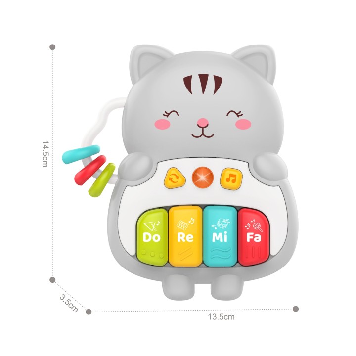 WOOPIE Interactive Piano Kitten Musical Organ 18m+