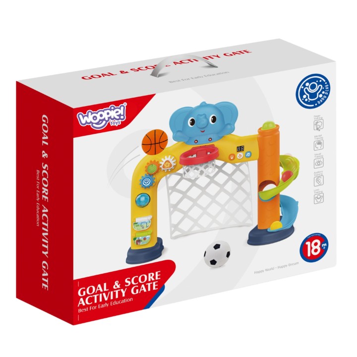 WOOPIE Interactive 2-in-1 Basketball Goal for Children