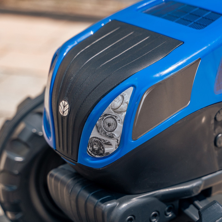 FALK Duży Traktor z przyczepką New Holland