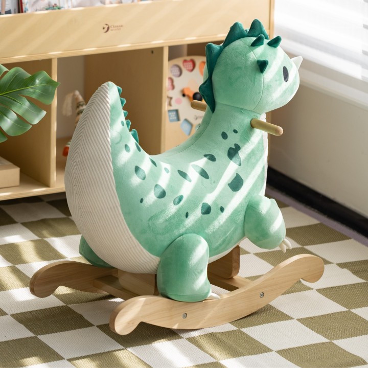 CLASSIC WORLD Wooden Rocking Dinosaur - Toy for Children