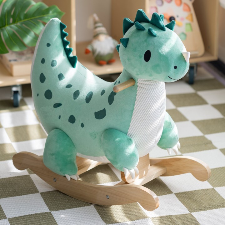 CLASSIC WORLD Wooden Rocking Dinosaur - Toy for Children