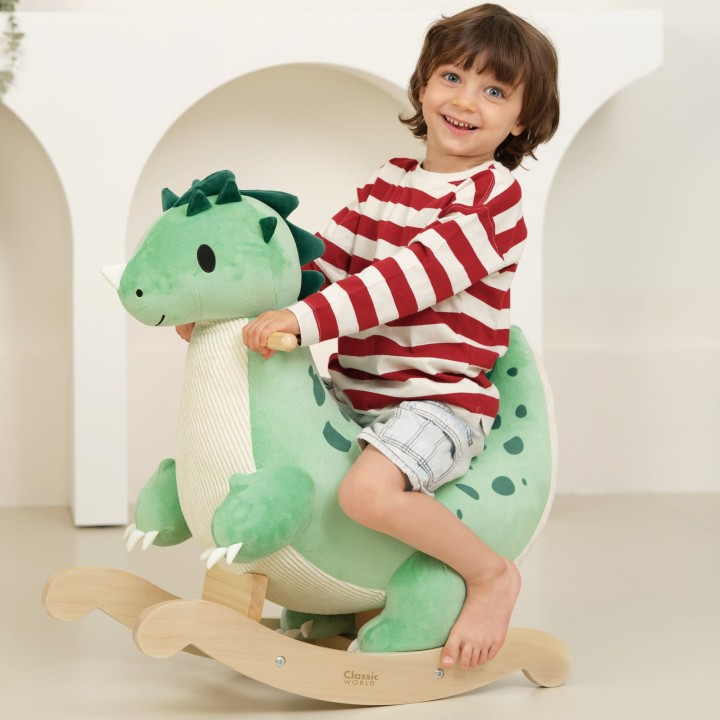 CLASSIC WORLD Wooden Rocking Dinosaur - Toy for Children