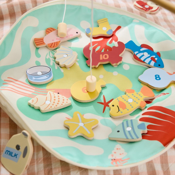 Educational Fishing Game with Magnet 35 pcs - Classic World