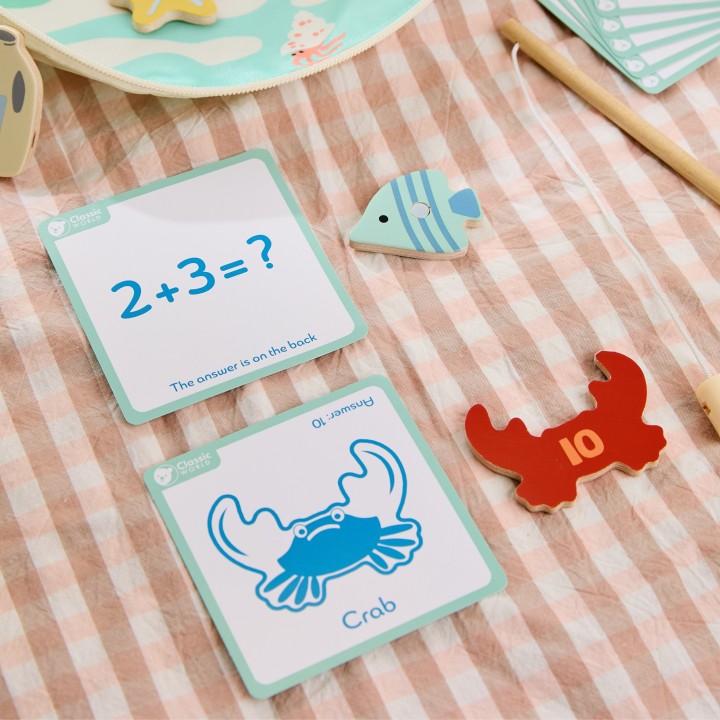 Educational Fishing Game with Magnet 35 pcs - Classic World