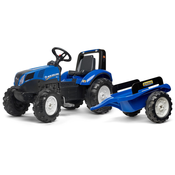FALK New Holland T8 Pedal Tractor with Trailer 3-7 years