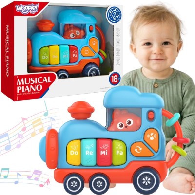 WOOPIE BABY Interaktywna Lokomotywa Pianinko - Rozwój i Muzyka