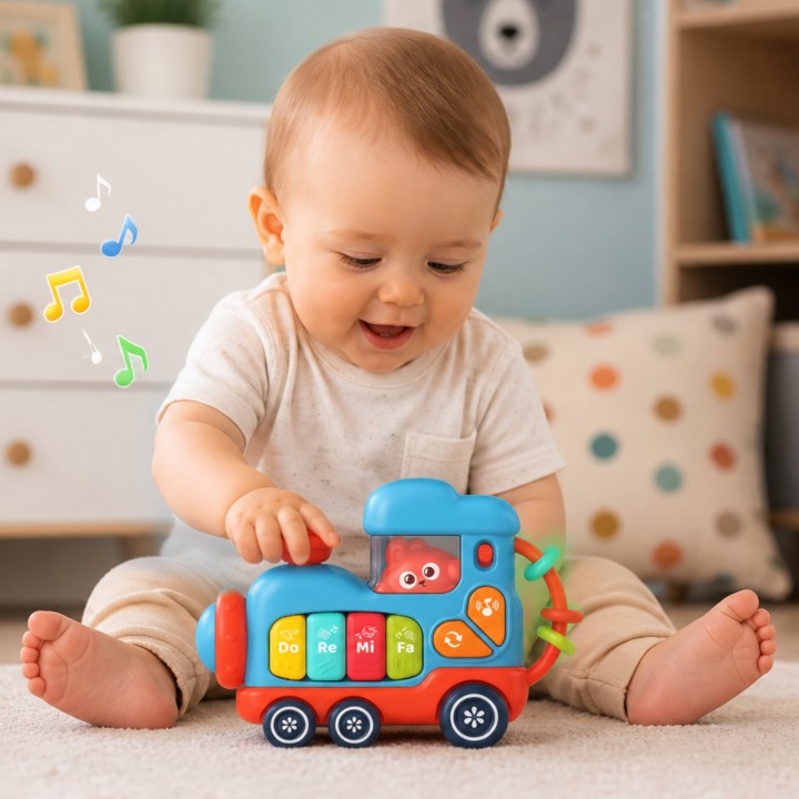 WOOPIE BABY Interactive Piano Locomotive - Development and Music
