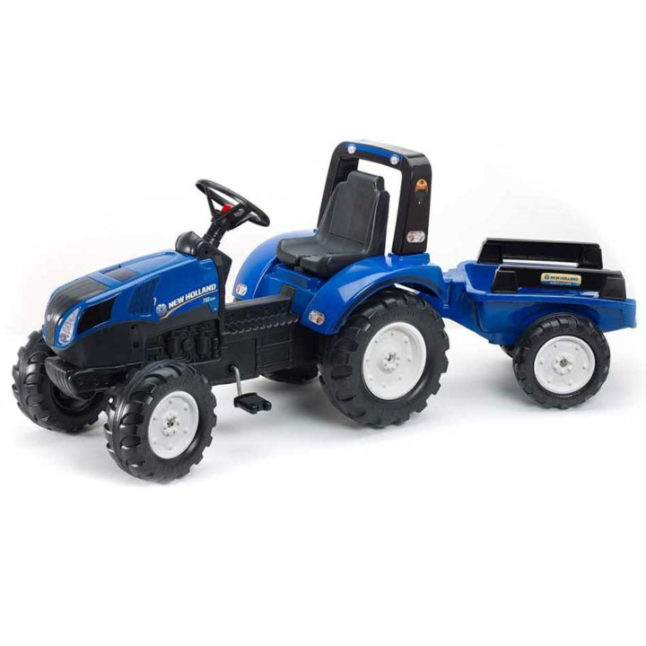 FALK New Holland T8 Pedal Tractor with Trailer 3-7 years