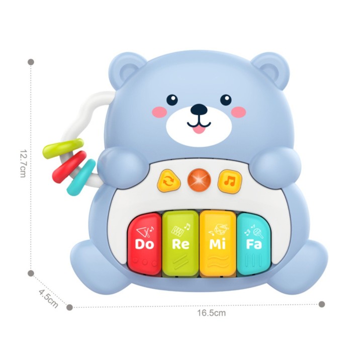 WOOPIE BABY Interactive Piano Musical Teddy Bear - Musical Toy