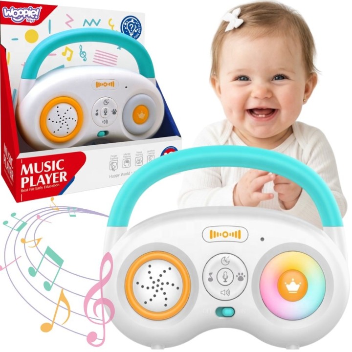 WOOPIE BABY Odtwarzacz Muzyczny - Edukacyjna zabawka dźwiękowa