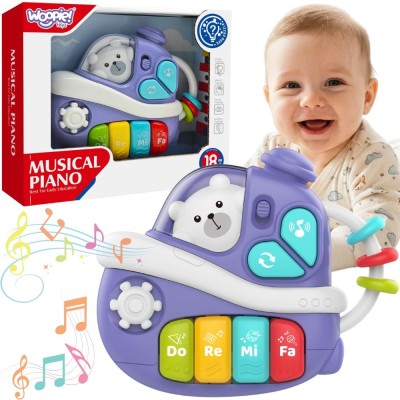 Interaktywny Statek Pianinko WOOPIE BABY - Rozwój i Muzyka