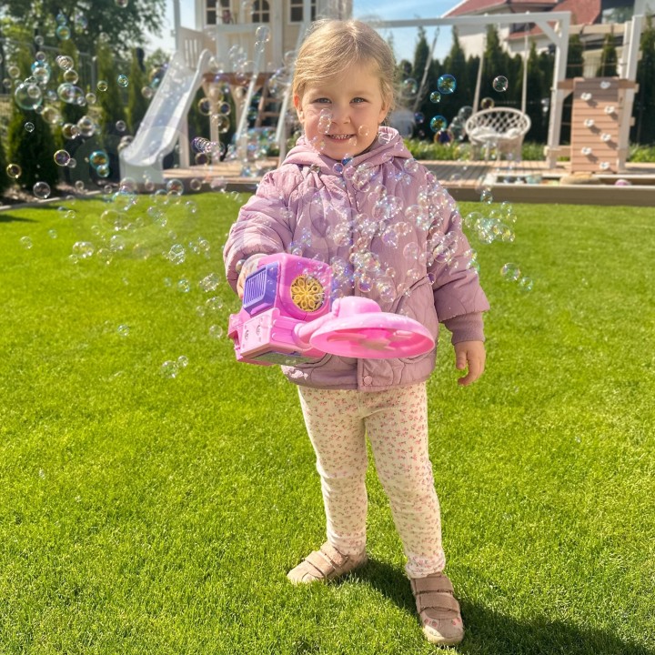 WOOPIE Bubble Blower Manual Mower Pink 60cm