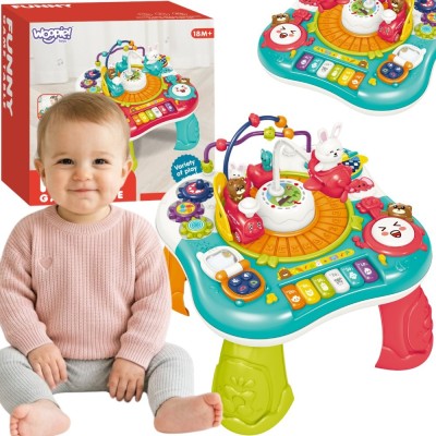 Interaktywny Stolik Edukacyjny 2w1 dla Dzieci WOOPIE BABY