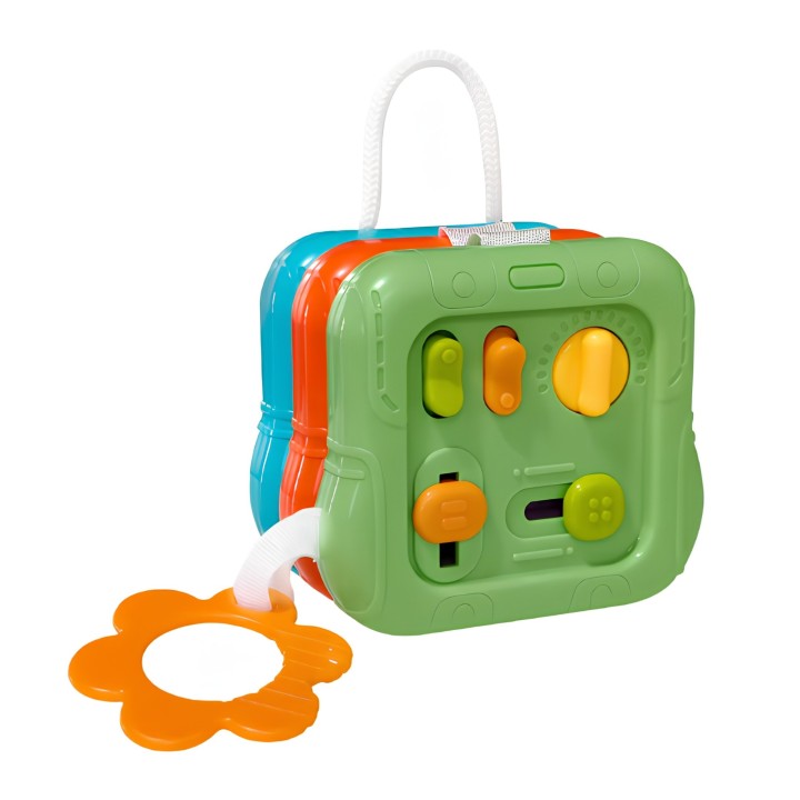 WOOPIE BABY Kostka Sensoryczna  6w1 Edukacyjna Zabawka Interaktywna