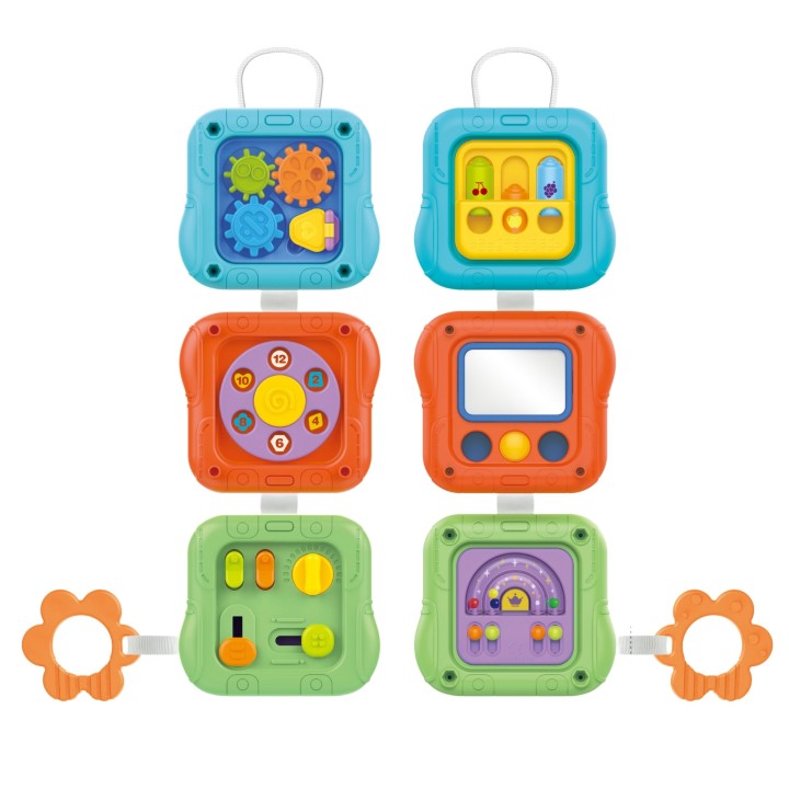 WOOPIE BABY 6-in-1 Sensory Cube Educational Interactive Toy