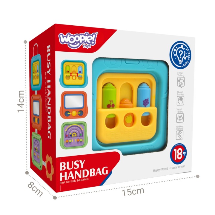 WOOPIE BABY 6-in-1 Sensory Cube Educational Interactive Toy