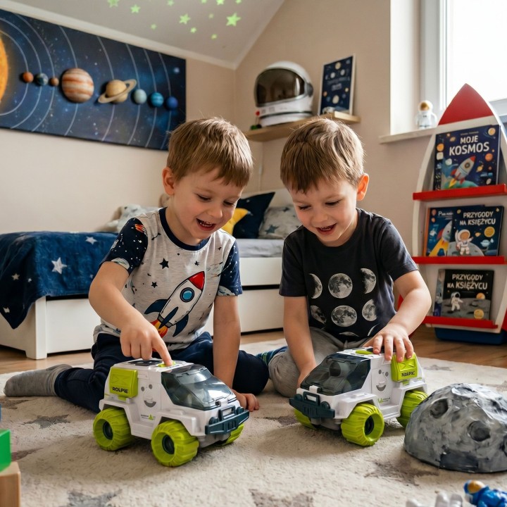 Space Rover with an Astronaut Figure - Woopie Interactive Toy