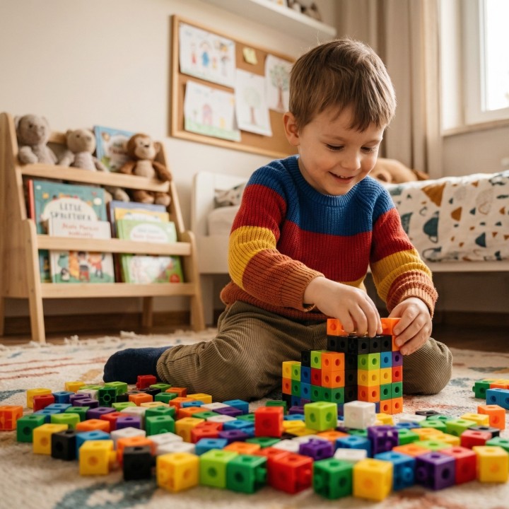 3D Construction Blocks WOOPIE Cubes 150 pcs - Creative Fun