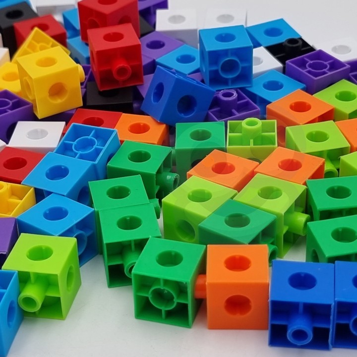 Klocki Konstrukcyjne 3D Sześciany WOOPIE 150 el. - Kreatywna Zabawa