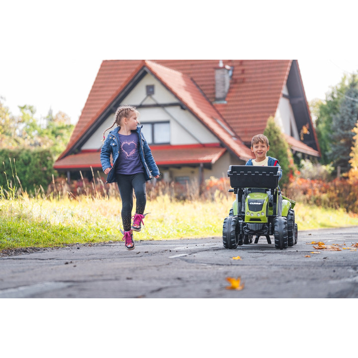 FALK Ogromny  traktor CLAAS AXOS z Przyczepą