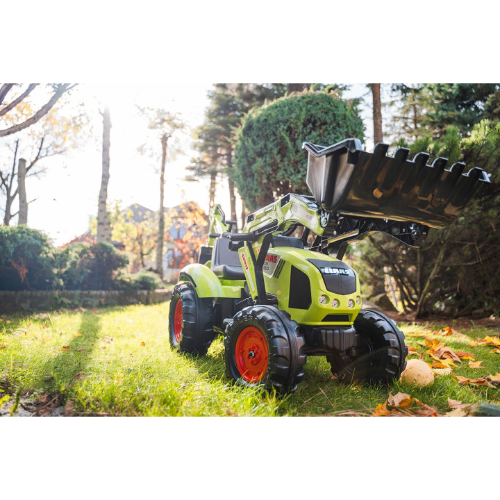 FALK CLAAS Pedal Tractor with Trailer, Bucket and Dozer from 3 Years