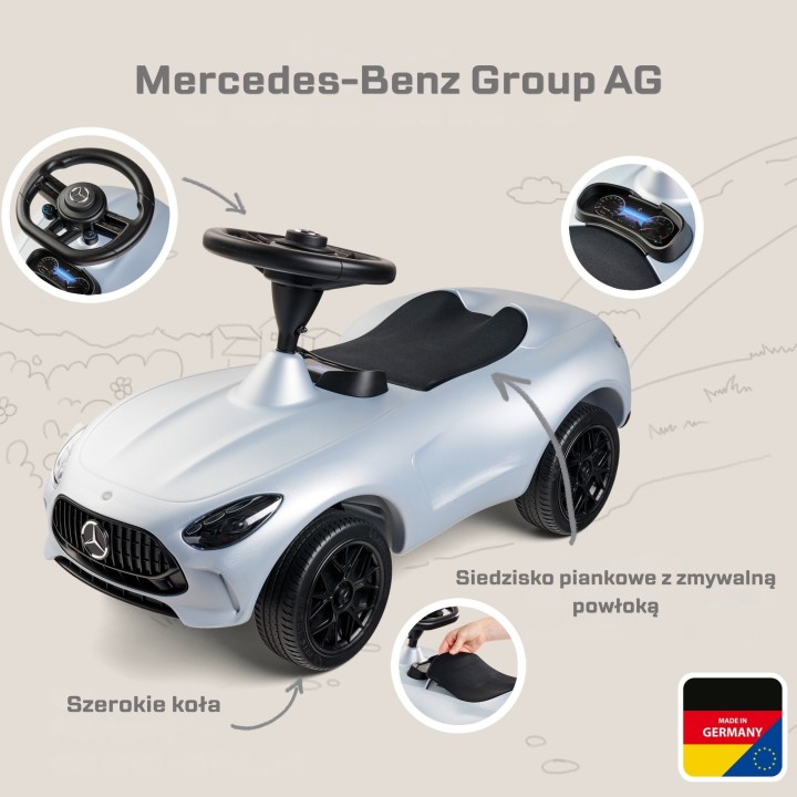 BIG Bobby Car Jeździk Mercedes AMG GT - Zabawka dla najmłodszych