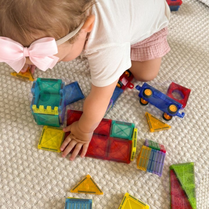 3D WOOPIE Magnetic Blocks - Educational Set 110 pcs.
